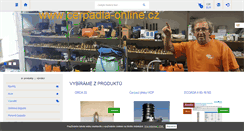 Desktop Screenshot of cerpadla-online.cz